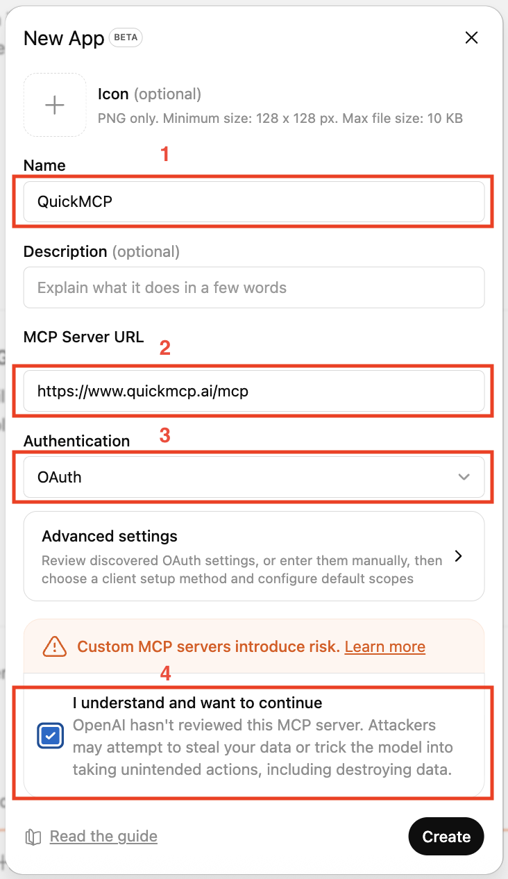 QuickMCP | MCP Server Generator & AI Workspace